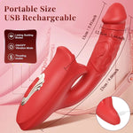 MASAJEADOR VIBRADOR INTIMO DAMA 3 EN 1