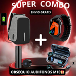 Super Combo Bolso Antirrobo + Reloj + Audífonos + Termo Original